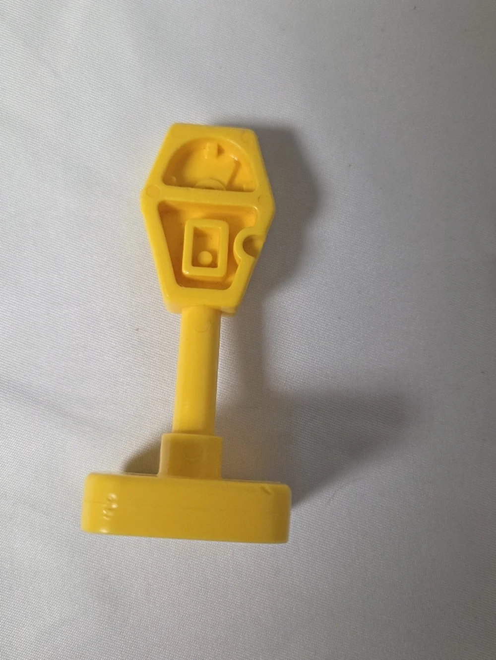 Vintage Fisher Price Little People Yellow Parking Meter Play Family Town City‎